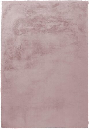 Килим Qiyano з високим ворсом чорного кольору для вітальні зі штучного хутра м'який ворсистий килим штучне хутро М'який волохатий затишний килим, хутряний килим (штучний), Колір антрацит, Розмір (160 х 230 см, рожевий100)