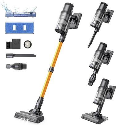 Бездротовий пилосос Proscenic P11 Ultra: потужний, легкий, з акумулятором 50хв, сенсорний екран, антизаплутування, для дому, авто, видалення шерсті тварин