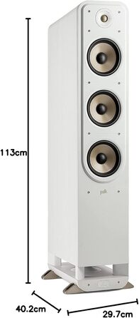 Підлогова акустика Polk Audio Signature Elite ES60 HiFi, Hi-Res, Dolby Atmos/DTSX, SIGS60ELBK, Білий