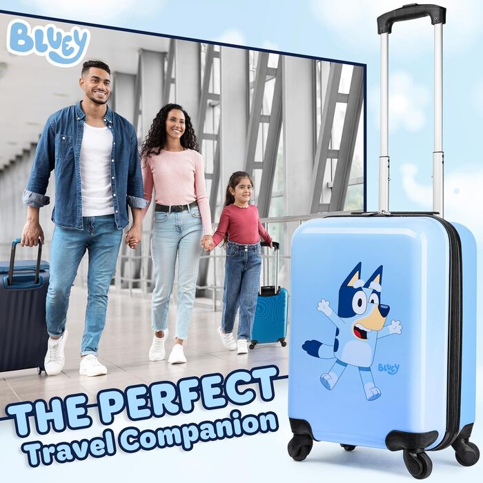 Ручна поклажа візок BlueY Hard Shell 49x33x22 см, 30 л, 4 колеса синій - Holiday Must Haves Kids