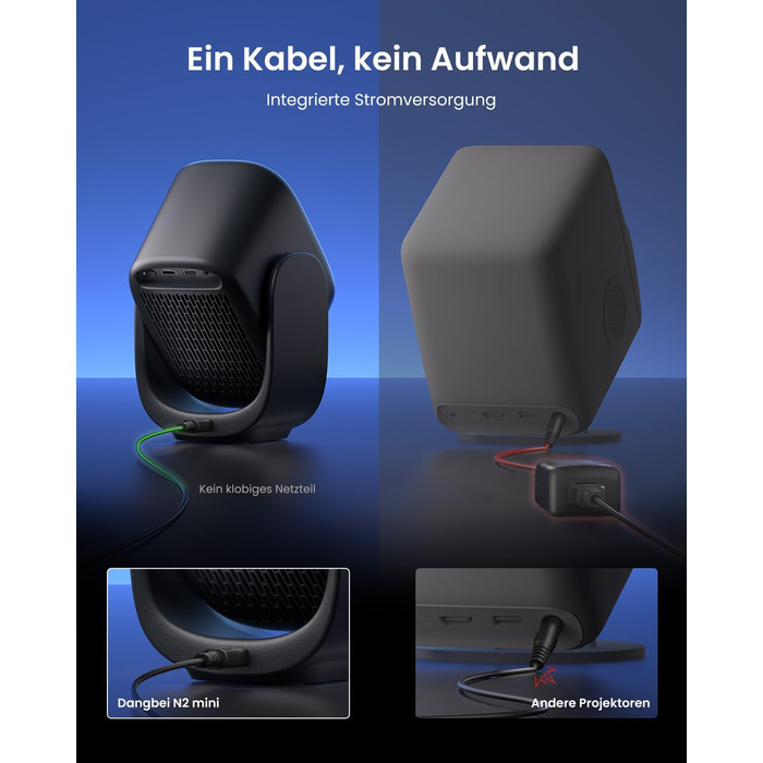 Dangbei N2 mini Smart проєктор: 1080P Full HD, Wi-Fi, Bluetooth, Dolby Sound, Автофокус, для домашнього кінотеатру