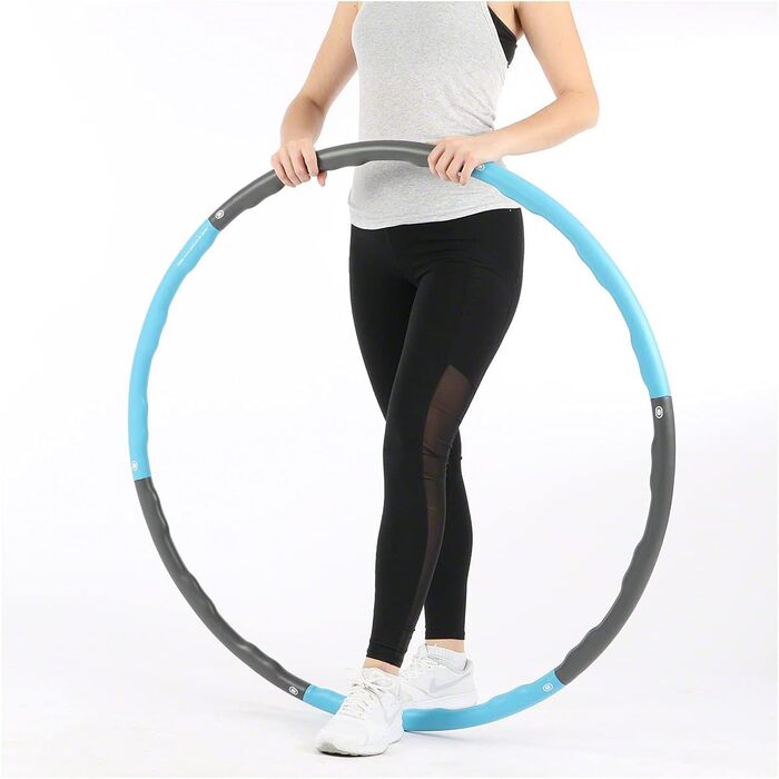 ? 100 см, 1,5 кг, в т.ч. Рулетка Power Fitness Hoop Hulahoop для схуднення (синій)