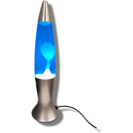 Настільна лампа Lava 40 см синьо-біла 83627
