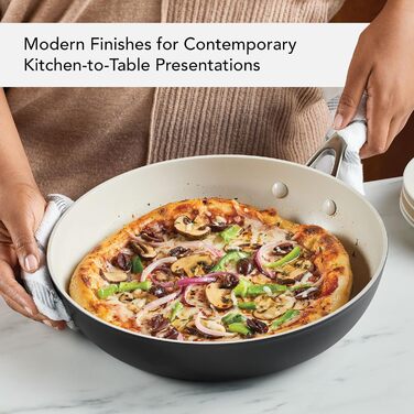 Набір посуду KitchenAid Harteloxierte Keramik, 9-ти частинний, матовий чорний (12.25 дюймів)