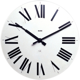 Білий настінний годинник Ø 36 см Firenze Alessi