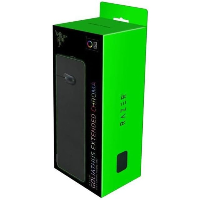 Килимок для миші Razer Goliathus Extended Chroma - великий, RGB, з тканиною поверхнею, чорний