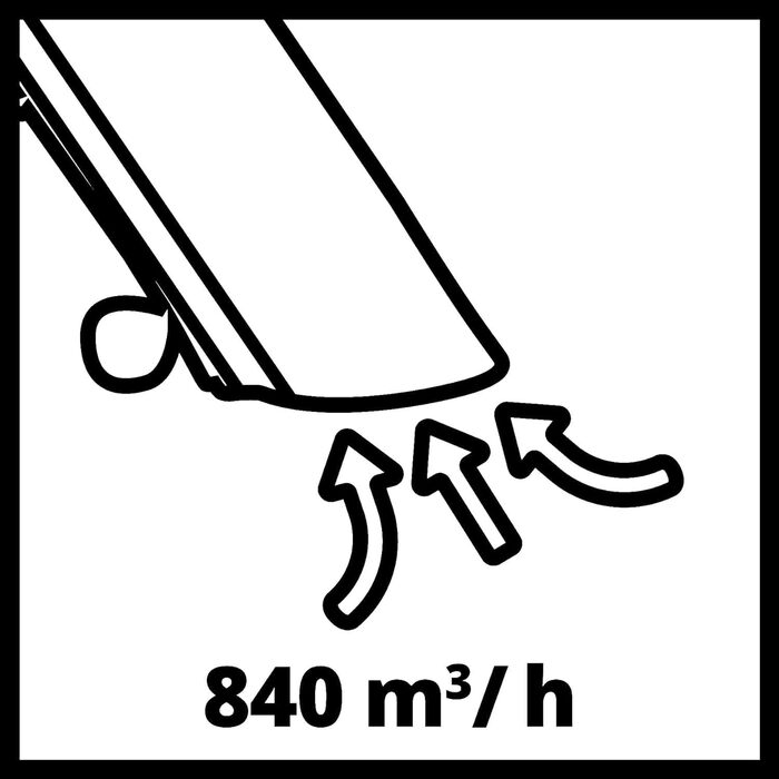 Електричний листозбірник Einhell GC-EL 3000 E з колесами, 3000 Вт, 45 л, Saug-/Blasфункція