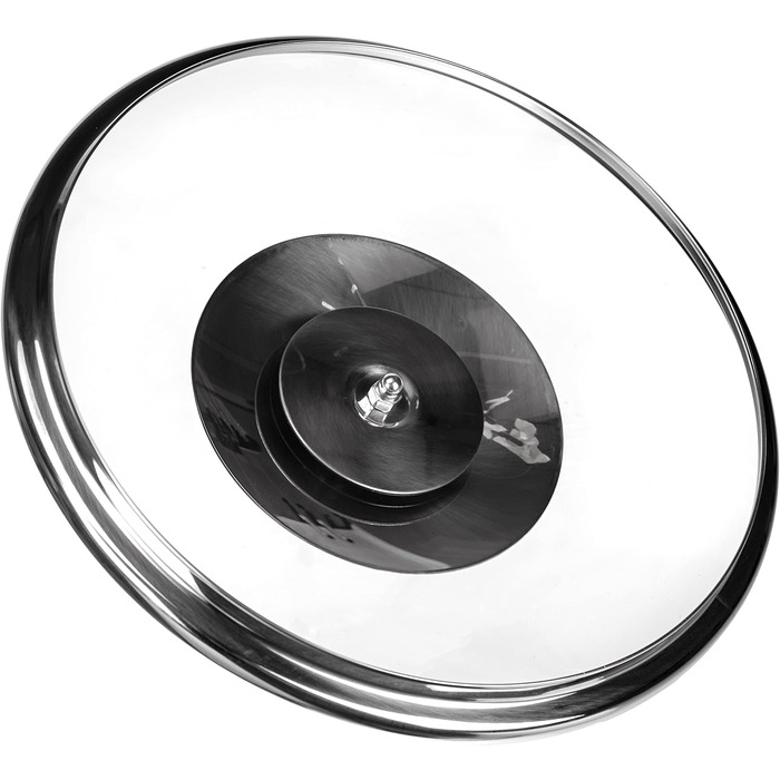 Скляна кришка для каструль та сковорідок WMF 20 см, термостійке скло з металевою ручкою, підходить для посудомийки