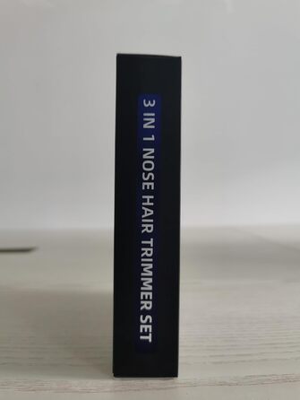 Тример для волосся в носі 3-в-1, безболісний тример для носа, вух, брів (білий)