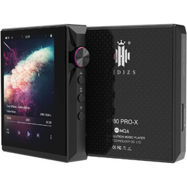 Портативний Hi-Res музичний плеєр AP80 PRO-X з Bluetooth, MQA, двома ESS9219C DAC, підтримкою MQA 8X, LDAC, apt-X, AAC, USB DAC, DSD256, HiBy Link, симетричний вихід