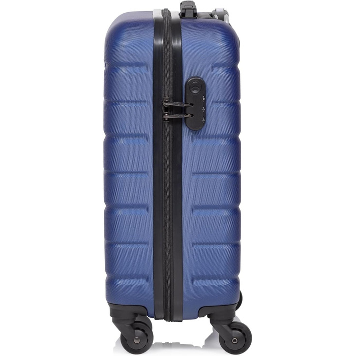 Велика валіза Колір 76x49x29 см Розмір Дорожня валіза на 4 колесах з ABS Цифровий замок Місткість 108 (синій, S)