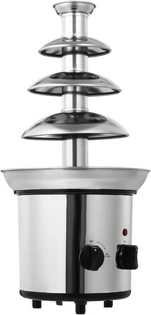 Багатоярусний шоколадний фонтан для дому та вечірок, 170W, нержавіюча сталь, з функцією плавлення, для фруктів та випічки