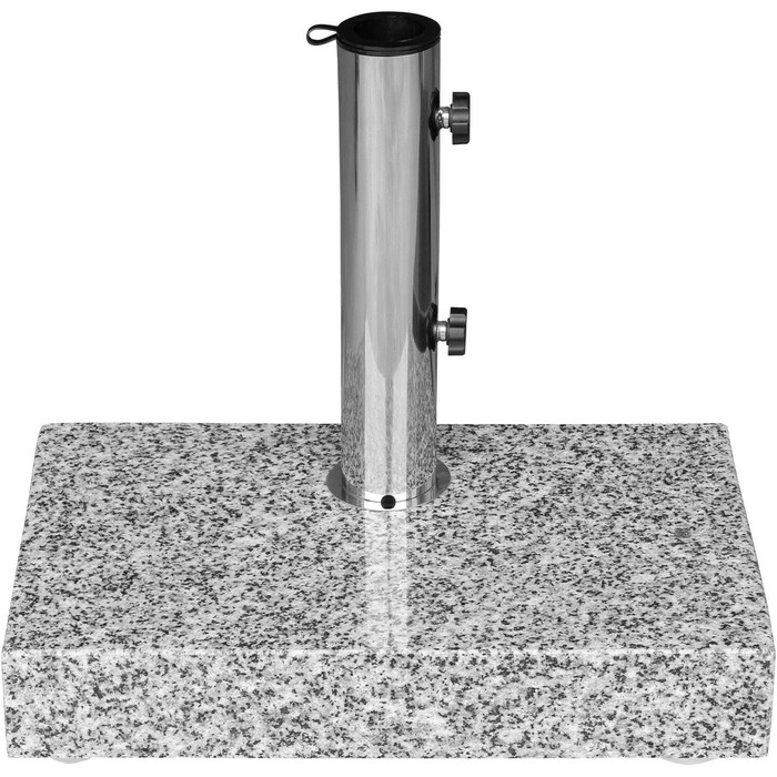 Підставка для парасольки Anndora Granit 25 кг, для балкона, діаметр стієна до 48 мм (світло-сірий)