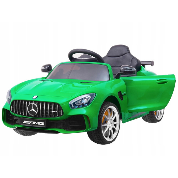 Дитячий електромобіль Mercedes GTR-S з шкіряним сидінням та пультом керування