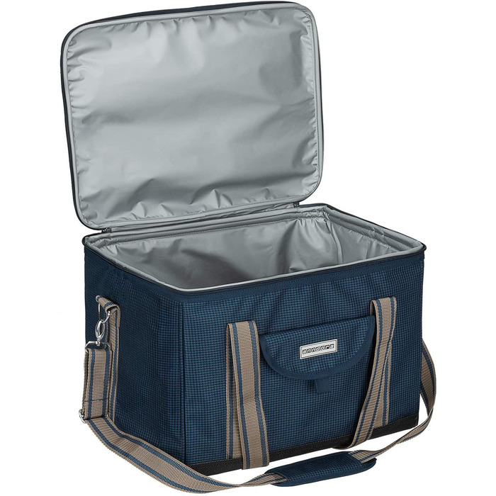Сумка-холодильник anndora на 40 літрів-ізольована сумка для пікніка (XL синя півняча лапка)