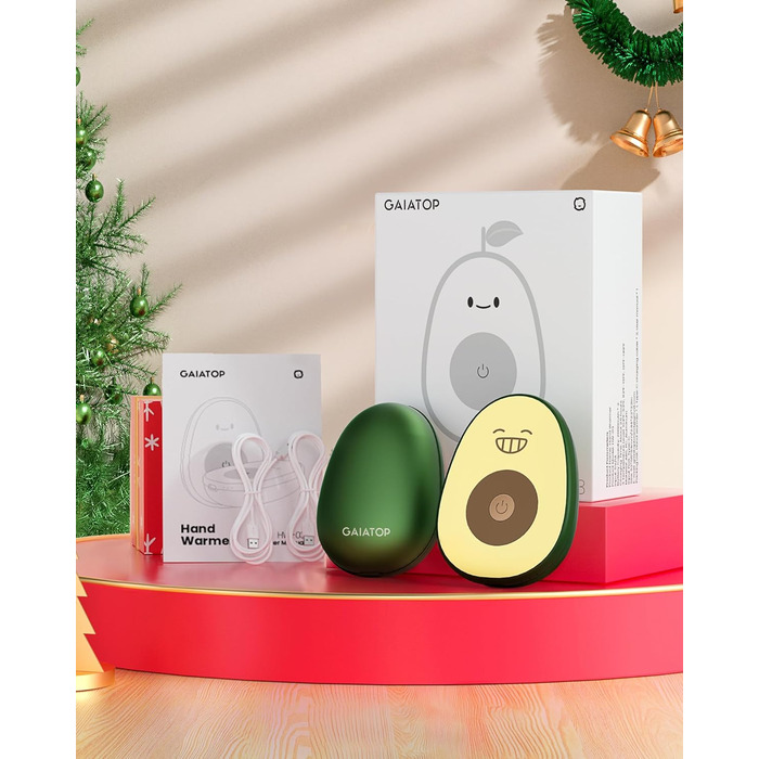Електричні грілки для рук Gaiatop, 2 шт., з магнітним кріпленням, 3 режими нагріву, швидкий нагрів, портативні, багаторазові, для активного відпочинку та подарунків