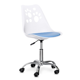 Крісло Hommex Dingo White / Blue (арт H-232 W / BL MR)