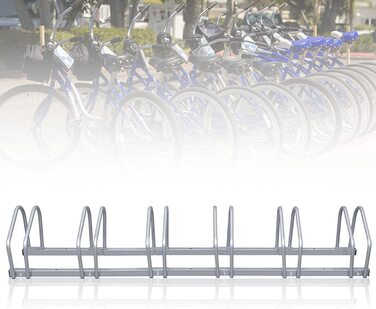 Настінна підвіска для велосипедів 2 шт. Ikodm, настінні кріплення для велосипедів, регульований кут нахилу 360 і відстань між стінками, для гаража і квартири з захистом рами, навантаження 30 кг (1 серія, 6 велосипедів / висота26x160x32 см)