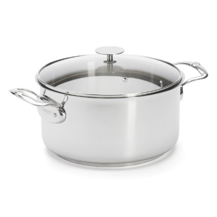 de Buyer Milady 5.4L Stainless Steel Stockpot with Lid (3427.24), 24