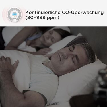 Виявник CO X-Sense з цифровим дисплеєм, датчик вуглекислого газу, 10 років служби, акумулятор замінюється, сертифікат EN 50291, CO03D автономний