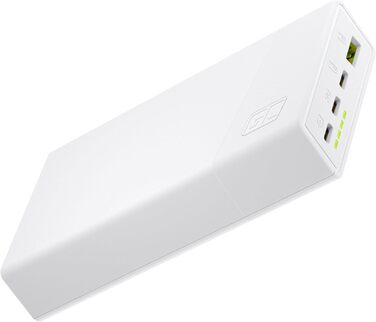 МАг 22,5 Вт PD USB C White, швидка зарядка QC 3.0 для iPhone, Galaxy, iPad, 20000