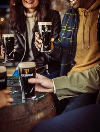 Пивні келихи Guinness Glas 2 шт x 568 мл з логотипом та арфою - набір для пива