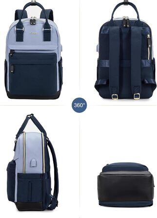 LOVEVOOK Рюкзак для жінок, рюкзак для ноутбука, рюкзак-рюкзак для подорожей, водонепроникний, сумка для роботи, рюкзак для жінок, велика шкільна сумка для підлітків, елегантний для школи, університету, подорожей, роботи, офісу, бежевий, хакі (15,6 дюймів,