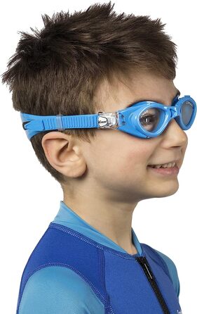 Дитячі плавальні окуляри Cressi Kinder King Crab преміум-класу (краб, синій)