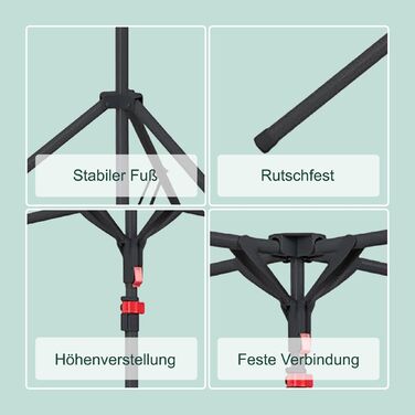 Підставка для білизни Relaxdays, розкладна