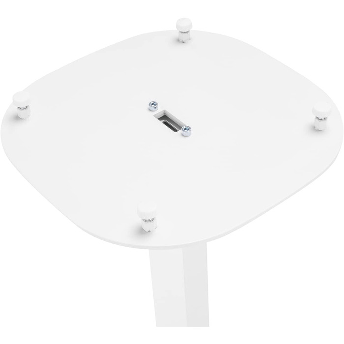 Підставки для колонок, 2 шт. – міцні ніжки для акустичних систем, до 10 кг, регульована висота 727-1171 мм (білі)