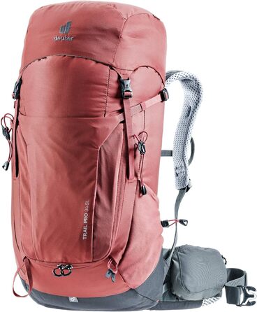 Туристичний рюкзак deuter Women's Trail Pro 34 Sl (1 упаковка) (34 довгих, з червоного дерева-графіту)
