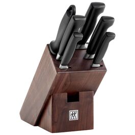 Набір ножів із 7 предметів із підставкою, коричневий чотиризірковий Zwilling