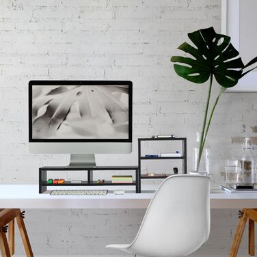 Підставка для монітора Relaxdays з полицями