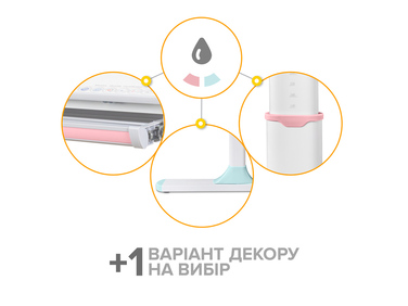 Дитячий стіл Mealux Vancouver Multicolor Lite (арт. BD-620 W/G MC Lite)