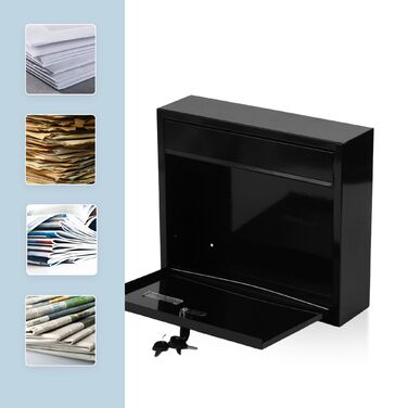 Скріпка Relaxdays для поштової скриньки з табличкою для імені