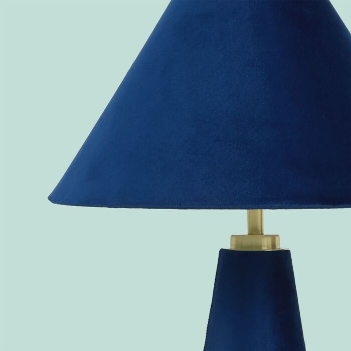 Лампа настільна Relaxdays з абажуром з оксамиту