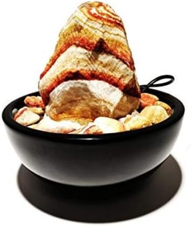 Настільний фонтанчик Zimmerbrunnen RS-01 з натурального пісковику (білий)