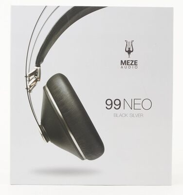 Накладні навушники-вкладиші Meze 99 Neo Black Audiophile, високоякісні матеріали, нео чорний