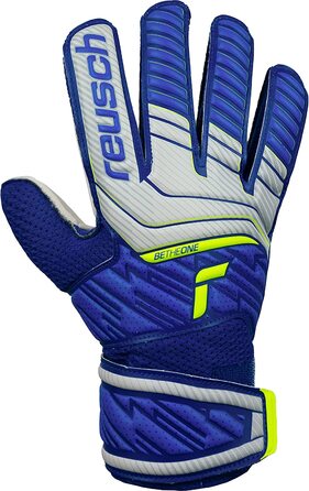 Воротарські рукавички унісекс Reusch Attractt Solid Junior 7 Vapor сірого кольору / темно-синього кольору