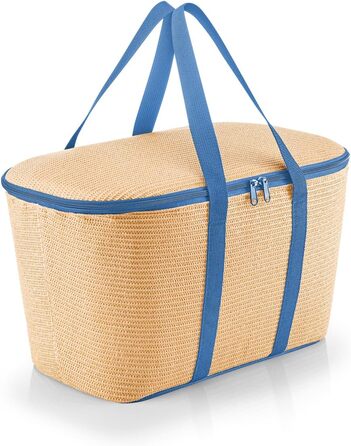 Сумка-холодильник Reisenthel Raffia Blue - зручна для пікніка, покупок та подорожей