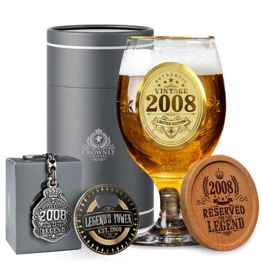 Пивний келих з гравіюванням на 60 років, персоналізований подарунок для чоловіка, тата. Декор, листівка на 60-річчя.