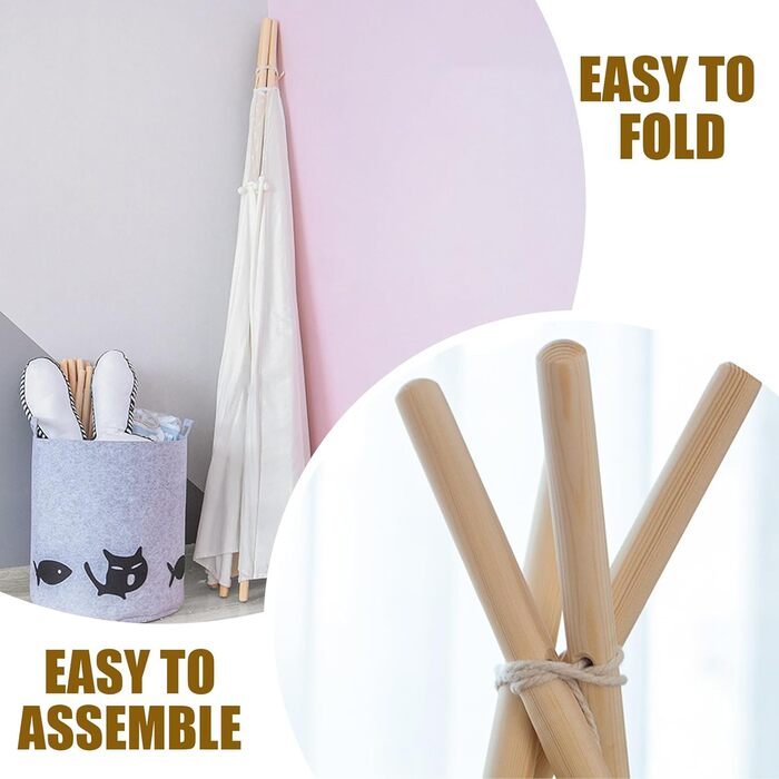 Дитячий намет-типі: ігровий намет для дитячої кімнати, декор, ігровий намет для дому, іграшки для дитячої, вігвам, складане ігрове домік