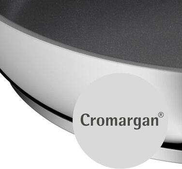 Wok Durado 28 см з антипригарним покриттям, нержавіюча сталь, для всіх типів плит, сумісний з духовкою до 260°C