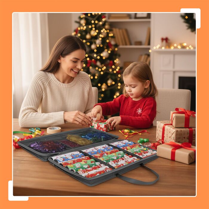 Організатор для зберігання подарункового паперу