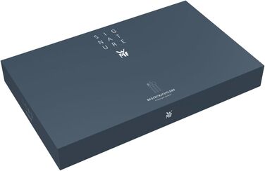 Набір столових приборів WMF Merit, 30 предметів, на 6 осіб, з нержавіючої сталі Cromargan protect®, ергономічний дизайн, піскоструйна обробка, придатний для миття в посудомийній машині, ковані леза, у коробці