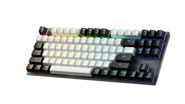 Бездротова механічна клавіатура GamePro Genesis Joker Pro (MK124G) 87% Red switches