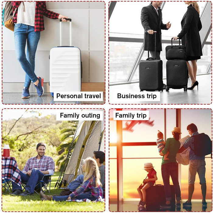 Набір органайзерів для валізи та подорожей, водонепроникні пакувальні куби для одягу, 12 шт, сірі