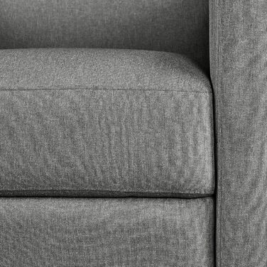 Крісло-релакс Yaheetech для телевізора, регульоване, сіре, з тканини льон