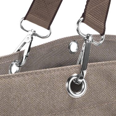Сумка-шопер Reisenthel Shopper XL – велика, стильна, з водонепроникного матеріалу Herringbone Mokka