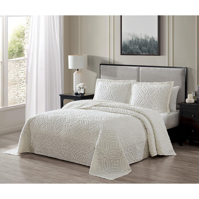 Обручка Beatrice Home Fashions Chenille Покривало, королева